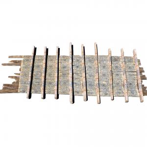 Antique painted wooden ceiling. 17th century.